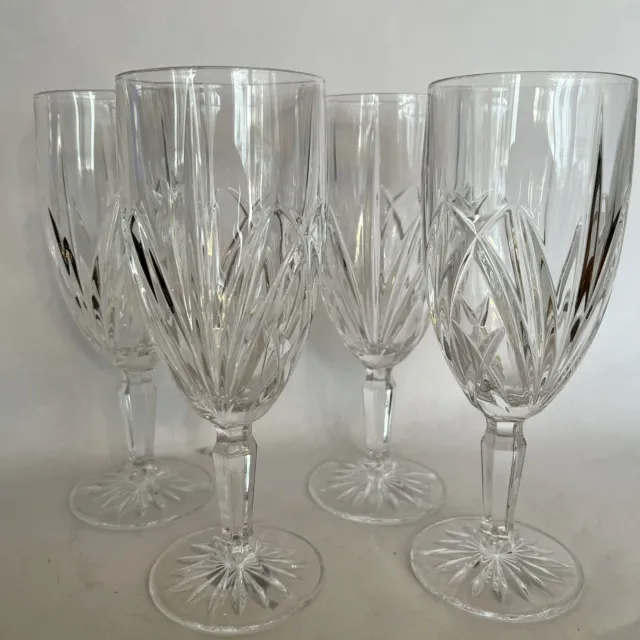 2 Waterford Marquis Brookside 8.5" Iced Tea/Water Goblets Glasses New! Redbox84
