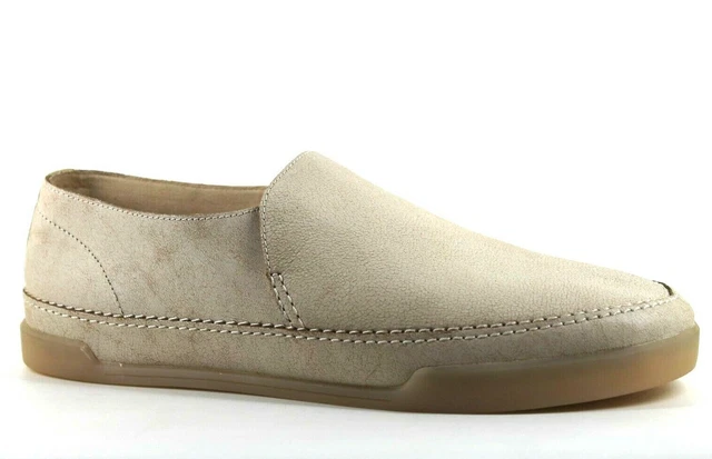 CLARKS HIDI HOPE Womens UK 8 D Mottled Beige Leather Slip On Casual Loafer Shoes 31.99 PicClick UK