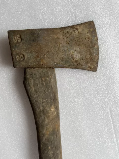 Old Hatchet Head Marked US 90 Small Axe Camping Backpacking Vintage Rusty