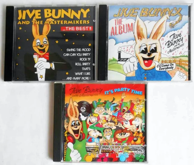3 CD´s  Jive Bunny & Mastermixers  - Sammlung -
