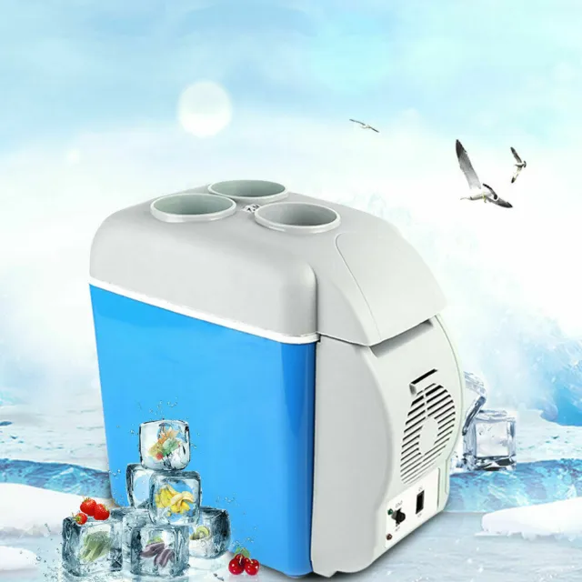 7.5L 12V Portable Car Fridge Cooler Mini Refrigerator Cooler & Heating