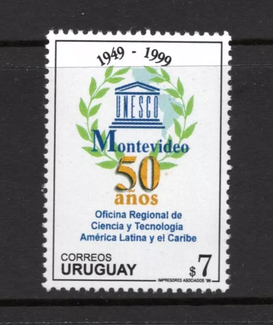 R4304 Uruguay 1999 Unesco 1v. MNH