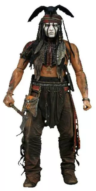 Johnny Depp Tonto 1/4 Scale action figure The Lone Ranger NECA Disney 2013 Rare