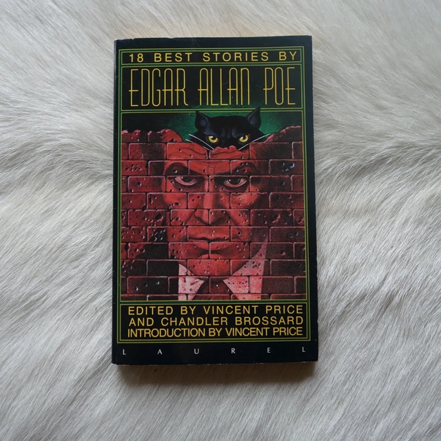 VINTAGE EDGAR ALLAN POE 18 Best Stories Book Vintage BLACK Cat Book Cat ...