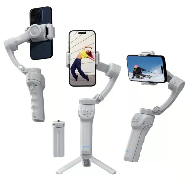 Smartphone Gimbal Stabilizer, Smart Gimbal, 3 Axis Phone Gimbal, Target Tracking