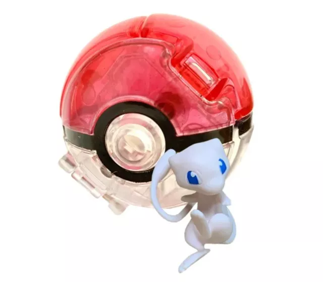 Pokemon Mew Pokeball Mit Figur - Throw N Pop Figur NEU Spielzeug