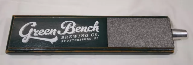 Green Bench Brewing Co. Beer Tap Pull - St. Petersburg, FL (Wooden) 2