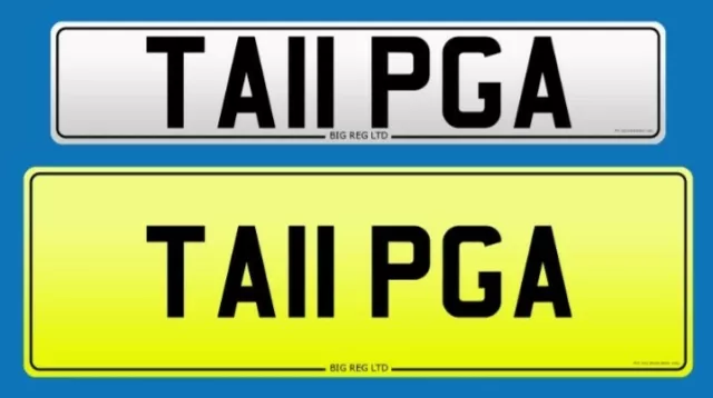 Big Tall Ta11 Pga ⛳Golf Pro Private Registration Number Plate Ben Dan Mat Jon Jo