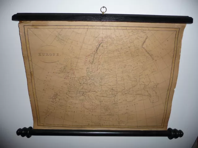 Antique Vintage William Darton & Son Frederick Topham 1844 Map