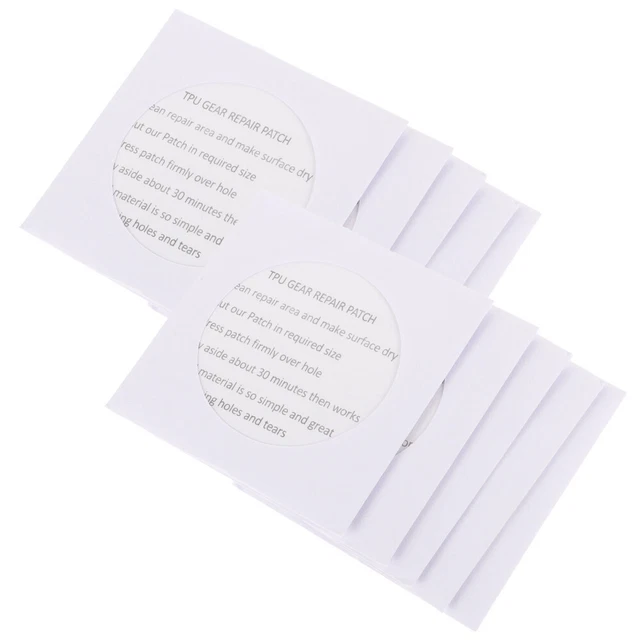 25pcs Patches de réparation de bague de natation gonflable Patches de réparation
