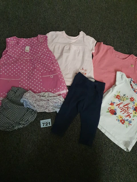 Baby Girls 3-6 Months Mixed Clothes Bundle (B151)