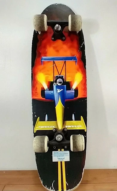 Lot de 2 vintage skateboard made in France 1978 skate board old school Reflex ski nautique Lacadur - Collection