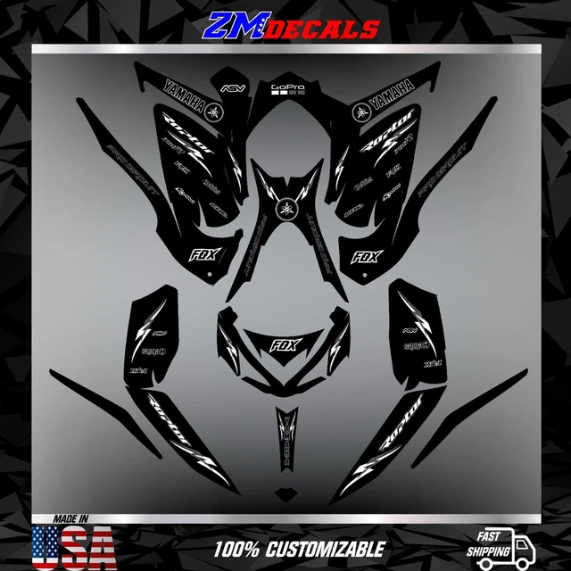 Kit De Décalcomanies/graphiques Pour Yamaha Raptor 700R (2013-2023) - Personnalisable - Neuf