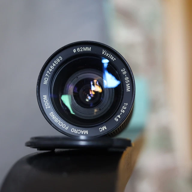 VIVITAR 28-85mm WIDE ANGLE MANUAL FOCUS ZOOM LENS , PENTAX PK MOUNT 3