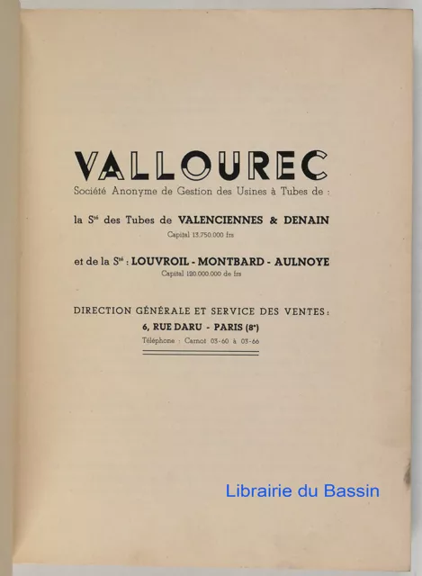 Vallourec Société Anonyme de Gestion des Usines à Tubes Collectif 2