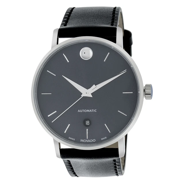 Movado Museum Orologio Automatico Classico Acciaio Inox Data Uomo 607299