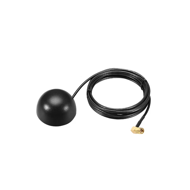 GPS Active Antenne SMA Mâle Bouchon 90-Degré 28dB Aérien Connecteur Câble 3 M