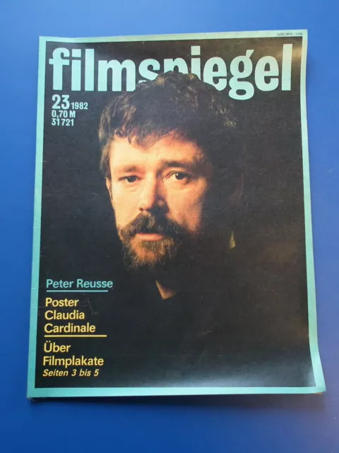 DDR Zeitschrift Filmspiegel 23/82-Peter Reusse-Claudia Cardinale-Bud Spencer