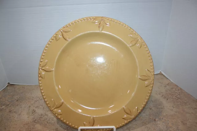 Signature Sorrento Debby Segura Designs Dinner Plate Gold EUC 1 Plate