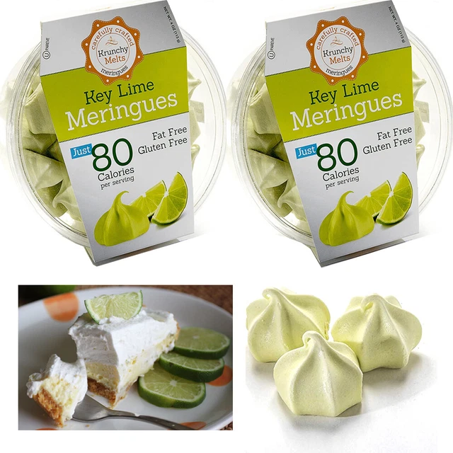 2 Clé Citron Tarte Meringue Cookies sans Gluten Graisse Pareve Collations Bonbon