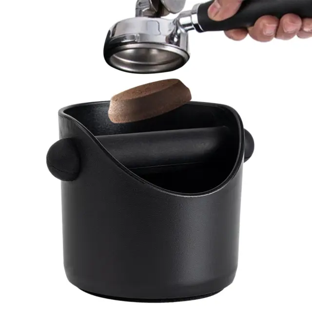 Coffee Grind Knock Box Waste Powder Espresso Dump Bin Knocking Ground Bucket~