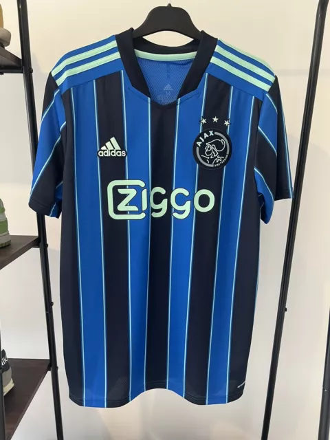 Ajax 2021/22 Away Football Shirt Mens Medium, Mint Condition, Adidas Genuine