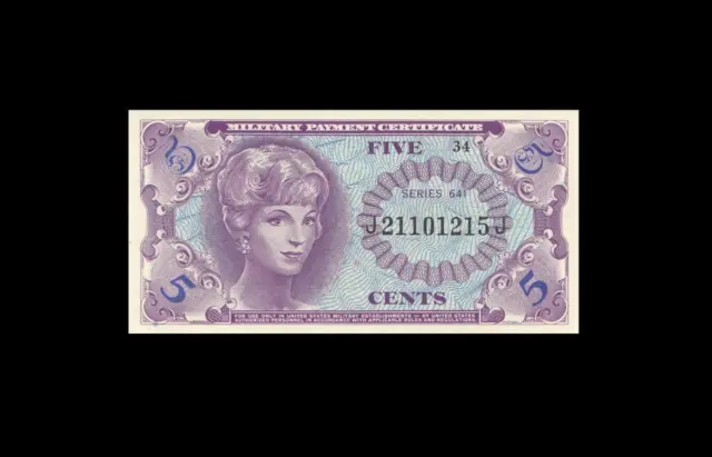 1965 Mpc United States 5 Cents **Series 641** (( Gem Unc ))