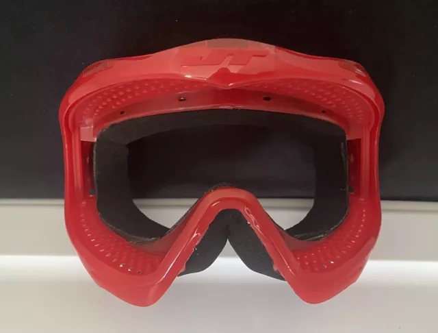 ICE Limited Edition JT Proflex Paintball Goggle Mask STRAP ONLY - Black &  Red