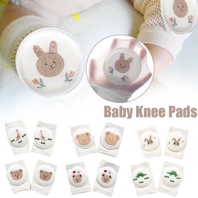 Baby Knee Pads Cartoon Cotton Mesh Crawling Elbow Toddler Protector Safety'