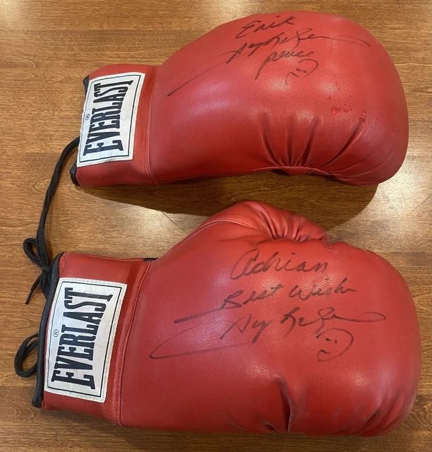 SIGNED EVERLAST BOXING Gloves 10 oz. 39.99 PicClick
