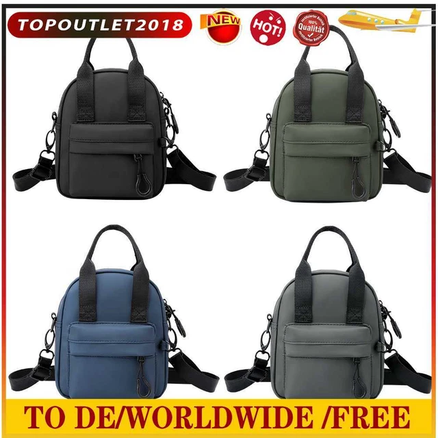Nylon Fashion Shoulder Bag Men Solid Mini Messenger Crossbody Tote Sports Bag