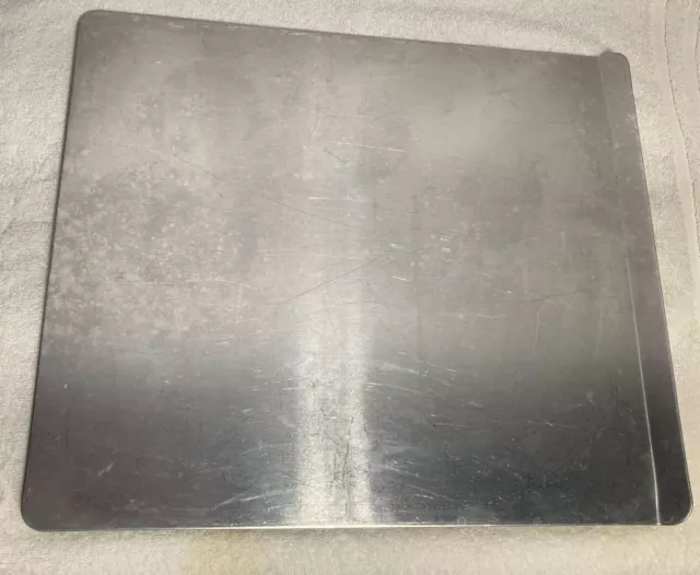 Vtg Rema Aluminum Baking Sheet Cookie Pan One Edge 12x13 Air Bake USA Metal
