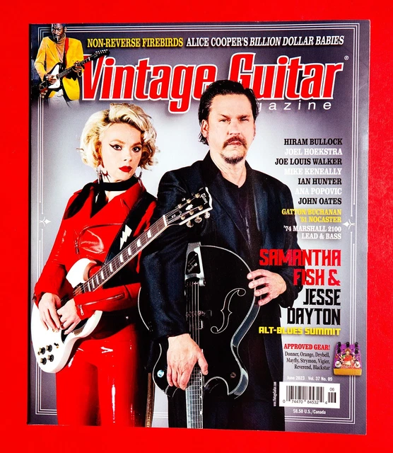 VINTAGE GUITAR MAGAZINE June 2023 Samantha Fish Jesse Dayton Alice