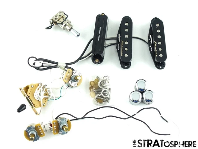 Fender Tom Morello Strat PICKUPS POTS KNOBS & SWITCH Noiseless Stratocaster Fender Tom Morello Strat PICKUPS POTS KNOBS & SWITCH Noiseless Stratocaster