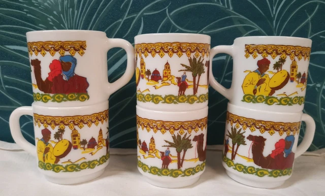 Tasses Arcopal vintage des années 80 | Sixty Vinty
