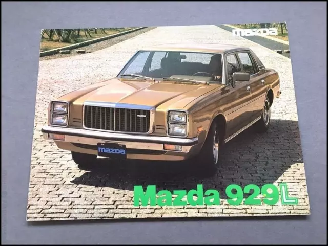 1979 Mazda 929L 929 French Original Car Sales Brochure Catalog