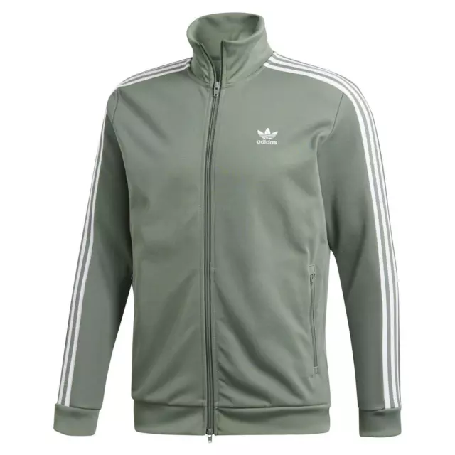 ADIDAS ORIGINALS BECKENBAUER TRACK JACKET TRACE GREEN TOP RETRO MEN S FULL ZIP 29.99 PicClick UK