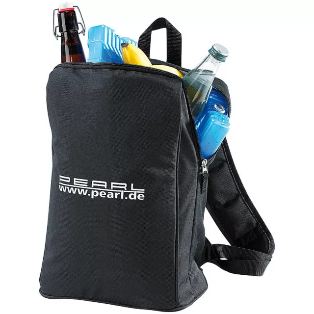 PEARL Kühltaschen-Rucksack mit praktischer Hand-Trageschlaufe, 13 Liter
