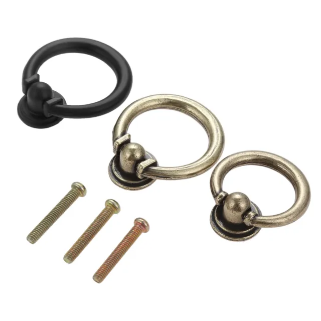 1Pc Chic Furniture Cupboard Drawer Handle Cabinet Ring Pull Wardrobe Knob Alloy