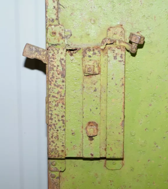 Rare 1922 Hand Painted Hungarian Hand Painted Security Anti Looting Door Hungry 11