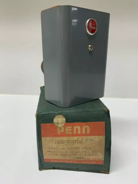 Penn Flow Switch Type 60 Model 1000, Closes 1.9 Gal. Per. Min.