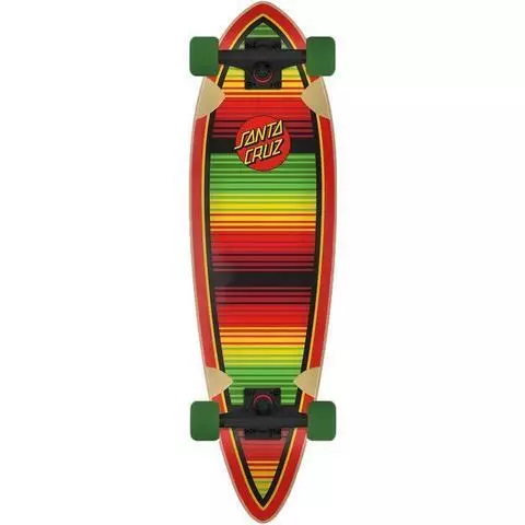 Santa Cruz Complete Serape Dot Pintail Cruzer 9.2 x 33