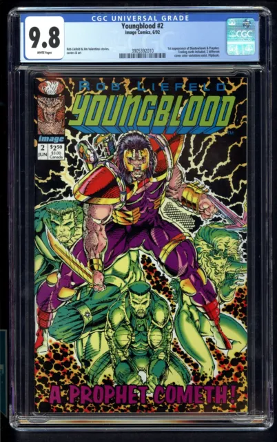 Youngblood 2 Cgc 9.8 6/92 1St Appearance Of Shadowhawk & Prophet
