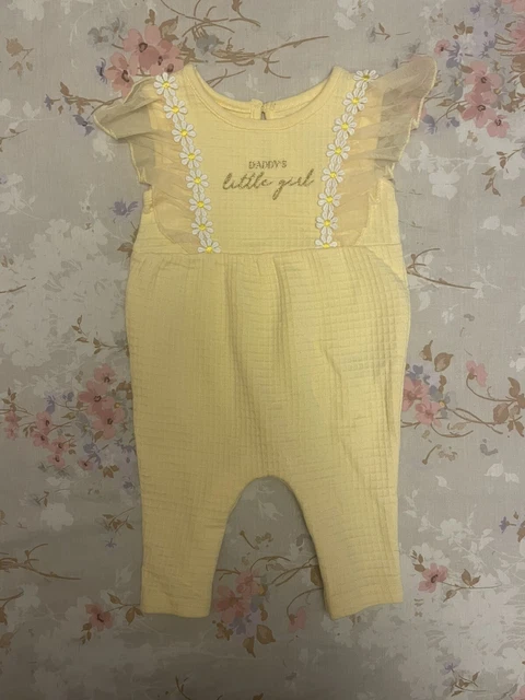 River Island Baby Girl Yellow Romper - 0-3 Months - New without tags