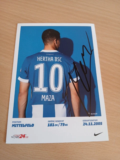 Carte Topps NOW 2023 #217 Hertha BSC - Ibrahim Maza Rookie Parallèle /99, état Near Mint