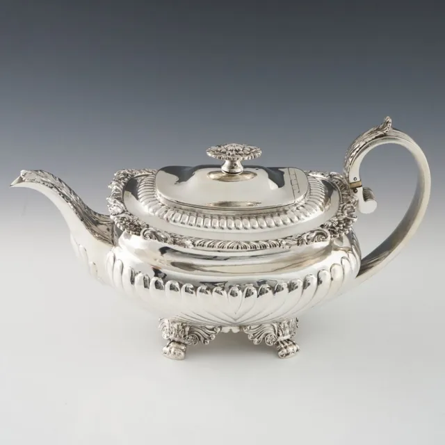 Sterling Silver Regency Period Teapot Joseph Angell London 1820