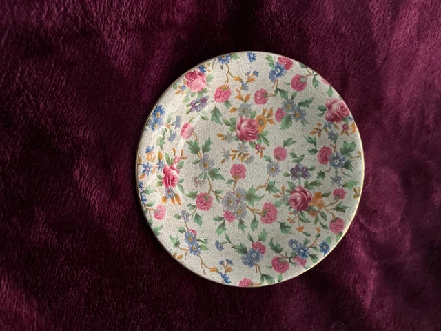 Royal Winton Grimwades Old Cottage Chintz Tea Cup Saucer Creamer & Small Bowl 7