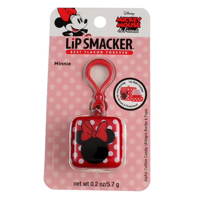 2 Pack Lip Smacker Mickey Mouse & Friends Minnie Lip Balm, Joyful Cotton Candy