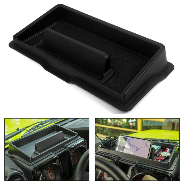 Boîtier Organisateur Auto Boîte De Rangement Tableau De Bord Voiture - Adhésive Et Réutilisable - Pour Clés, Cartes, Câbles - Multifonction Support Adhésif
