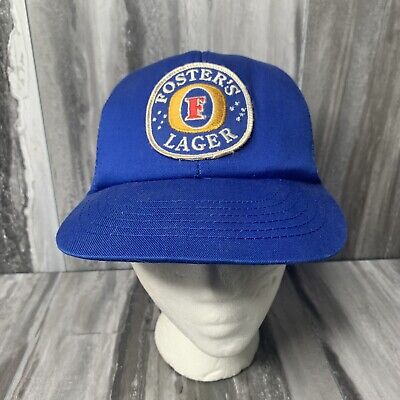 vintage Foster’s lager snapback Trucker Mesh Hat  (snaps broke-need replaced)